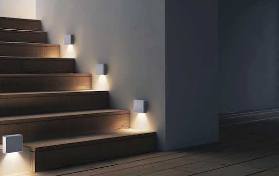 تأثیر نورپردازی پله‌ها در طراحی داخلی مدرن