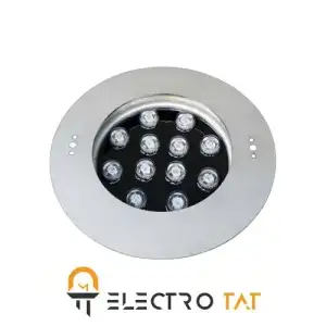 چراغ استخری توکار استیل 36w فول کالر