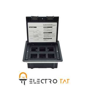 پریز کف خواب با ظرفیت 6 ماژول 10160-6 ملونی