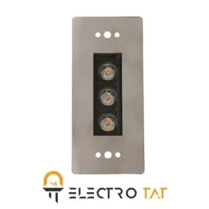 چراغ استخری توکار مستطیل استیل 9w فول کالر 9STRGB