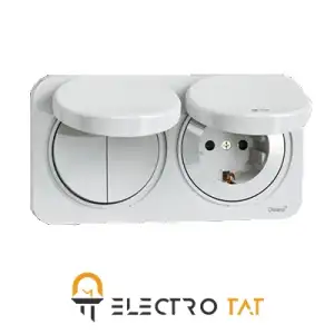 پریز ارت دار بارانی توکار آدا دلند الکتریک