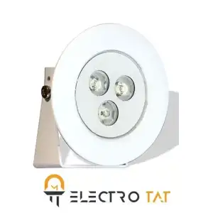 چراغ استخری روکار پایه دار 3 وات تک رنگ مدل 3RE