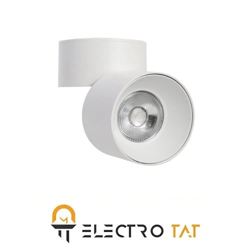 چراغ استوانه روکار متحرک 12 وات ابعاد ٧/١٠ الکتروتات