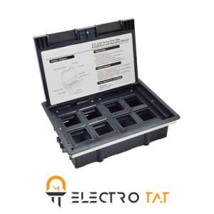 پریز کف خواب با ظرفیت 8 ماژول 10160-8 ملونی 