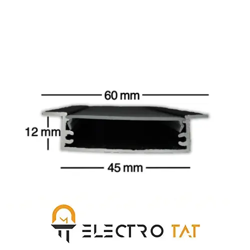 پروفیل لاین نوری توکار کد 25