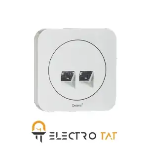 سوکت تلفن دوقلو مدل آدا دلند الکتریک