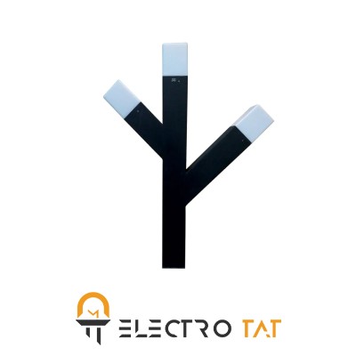 چراغ پارکی کاکتوسی زمرد نور 80 سانتی متری