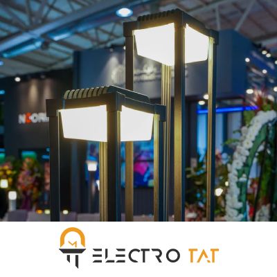 چراغ پارکی افرا زمرد نور 65 سانتی متری