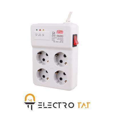 محافظ برق 4 خانه کامپیوتر یا صوتی تصویری آنالوگ 5 متری ساکو 22405