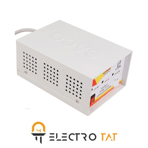 محافظ برق 2 خانه لباسشویی و ظرفشویی ساکو با کابل 1.5 متری 33305