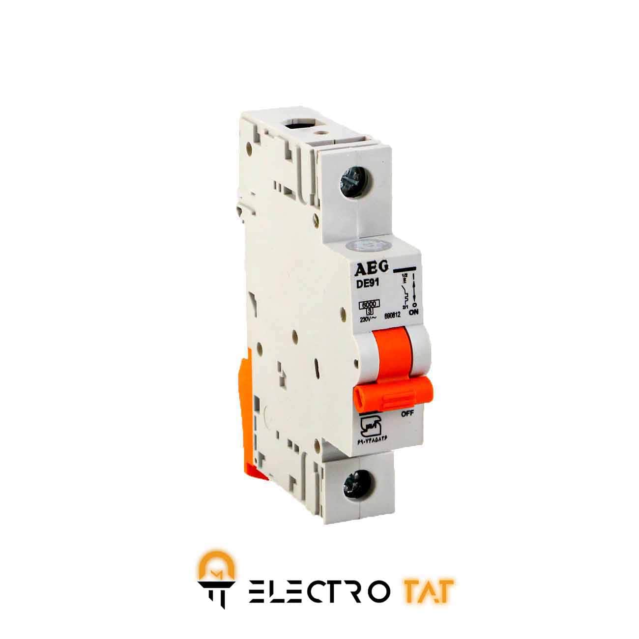کلید مینیاتوری AEG تکفاز 10 آمپر