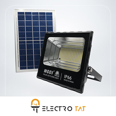 پرژکتور خورشیدی سولار (SOLAR) 100 وات SMD مودی (IR-MD72100)