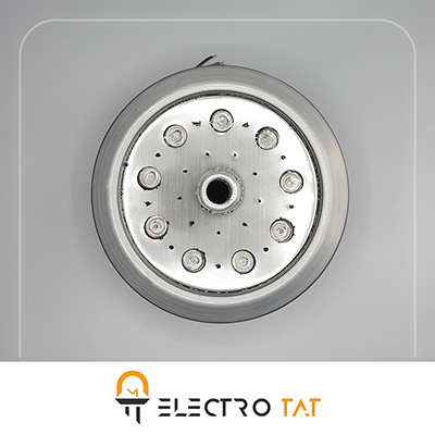 چراغ فواره ای استخری 9 وات LED مدل 9RF (مخصوص لوله 1.2 اینچ و 1 اینچ )