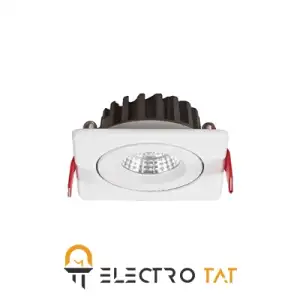 چراغ سقفی توکار COB مربع SH-542F 7W شعاع