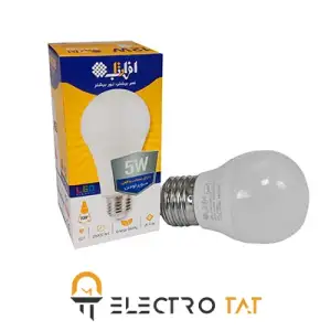 لامپ LED-5W حبابی (تخم مرغی) AF-G45-5W افراتاب