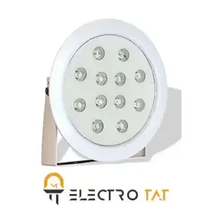 چراغ استخری روکار پایه دار  ضد آب ۱۲ وات مدل 12PE