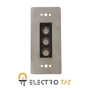 چراغ استخری توکار استیل 3w تک رنگ 3TML