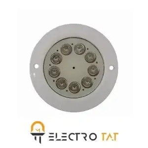 چراغ استخری توکار 9 وات مولتی کالر 9TOEM