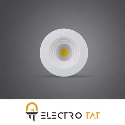 چراغ چشمی 3وات گرد COB پارس شعاع توس