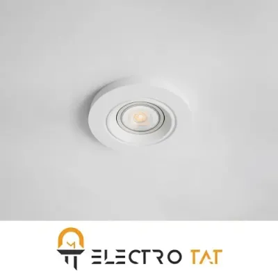 چراغ گچی سقفی توکار SH-5501 شعاع (قاب هالوژن)