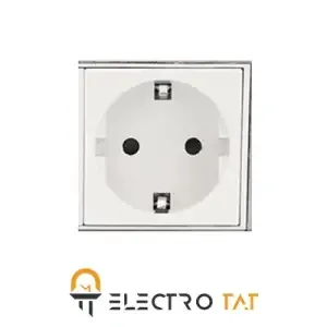 پریز برق ارت دار یدک ملونی کد 10124 