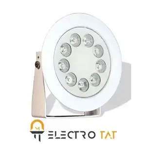 چراغ استخری پایه دار روکار ضد آب ۹w مولتی کالر 9PEM