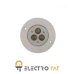 چراغ استخری توکار 3 وات تک رنگ 3TOE