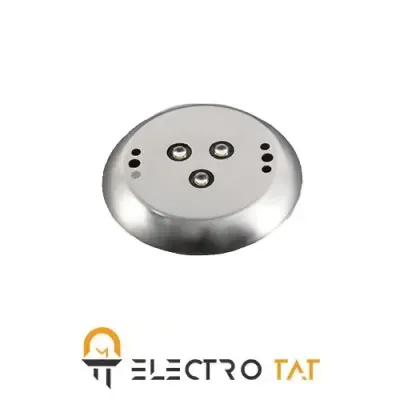 چراغ روکار استخری فلت استیل ۹ وات فول کالر مدل 9RONF