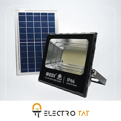 پرژکتور خورشیدی سولار (SOLAR) 100 وات SMD مودی (IR-MD72100)