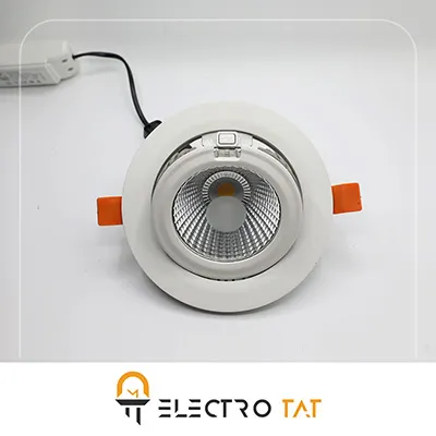 چراغ فکی متحرک توکار 25w سان لوکس