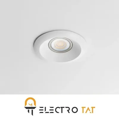 چراغ گچی سقفی توکار SH-5601 شعاع (قاب هالوژن)