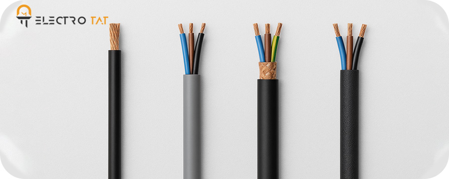 انواع کابل کنترل افشان