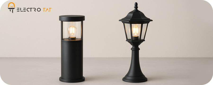 انواع چراغ چمنی حیاطی و پارکی