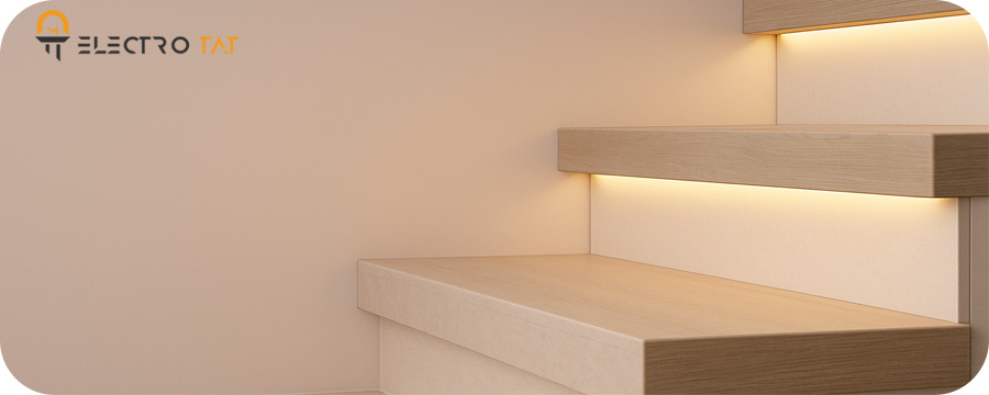 چراغ های زیر پله ای